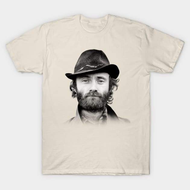 Phil Collins Black - Vintage T-Shirt by tamisanita